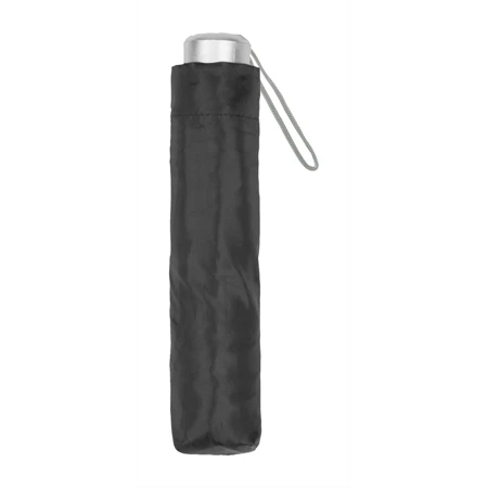 Esernyő összecsukható kézi nyitású O 98cm, 8 paneles 170T poliészter fém tengellyel és vázzal, fekete