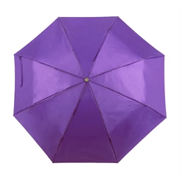 Esernyő összecsukható kézi nyitású O 98cm, 8 paneles 170T poliészter fém tengellyel és vázzal, lila