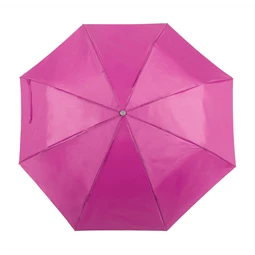 Esernyő összecsukható kézi nyitású O 98cm, 8 paneles 170T poliészter fém tengellyel és vázzal, pink