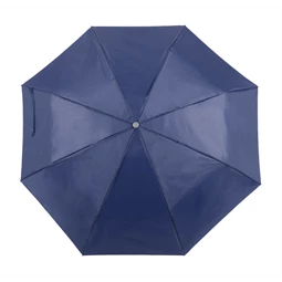 Esernyő összecsukható kézi nyitású O 98cm, 8 paneles 170T poliészter fém tengellyel és vázzal, sötétkék