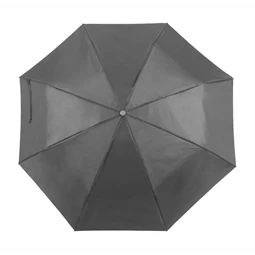 Esernyő összecsukható kézi nyitású O 98cm, 8 paneles 170T poliészter fém tengellyel és vázzal, szürke