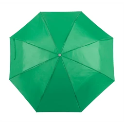 Esernyő összecsukható kézi nyitású O 98cm, 8 paneles 170T poliészter fém tengellyel és vázzal, zöld