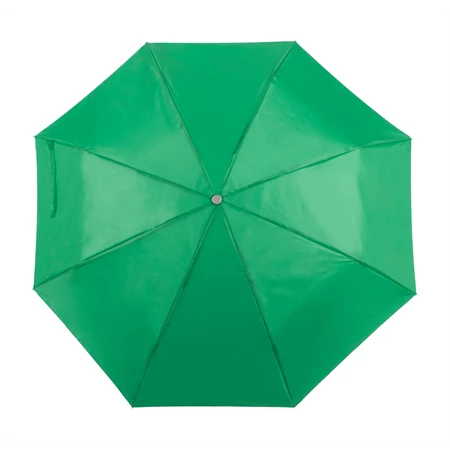 Esernyő összecsukható kézi nyitású O 98cm, 8 paneles 170T poliészter fém tengellyel és vázzal, zöld