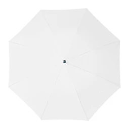 Esernyő összecsukható kézi nyitású O 85cm, egyszeres teleszkópos fehér
