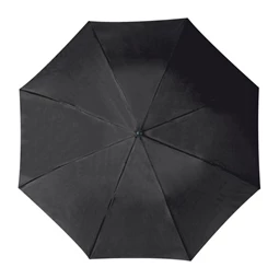 Esernyő összecsukható kézi nyitású O 85cm, egyszeres teleszkópos fekete