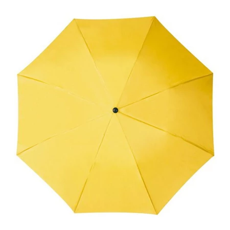 Esernyő összecsukható kézi nyitású egyszeres teleszkópos sárga