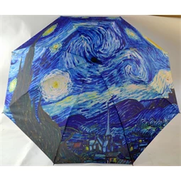 Esernyő összecsukható mechanikus Van Gogh Csillagos éj