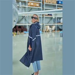 Esőkabát poncsó, övtáskaként is hordható tokban, összecsukható esőponcsó igazi 2 az 1-ben megoldás