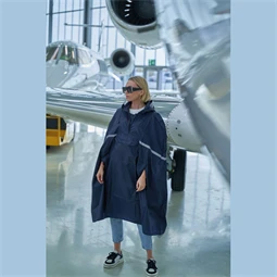 Esőkabát poncsó, övtáskaként is hordható tokban, összecsukható esőponcsó igazi 2 az 1-ben megoldás