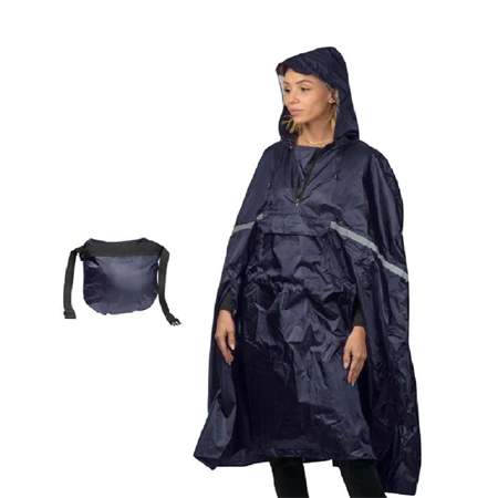 Esőkabát poncsó, övtáskaként is hordható tokban, összecsukható esőponcsó igazi 2 az 1-ben megoldás