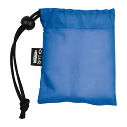 Esőkabát poncsó, praktikus Rpet hordozó táskával kék, tok 8,5 × 2 × 10 cm