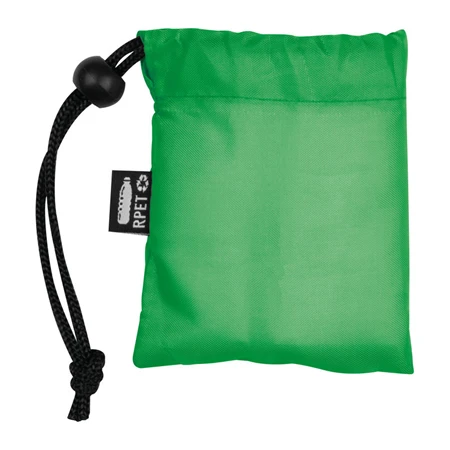 Esőkabát poncsó, praktikus Rpet hordozó táskával zöld, tok 8,5 × 2 × 10 cm