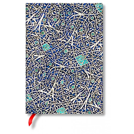Jegyzetfüzet midi vonalas Paper Blanks flexis Granada Turquoise