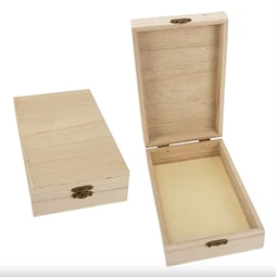 Fa doboz hosszúkás 20x12x5cm natúr