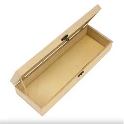 Fa ecsettartó doboz 33x11x5,2cm