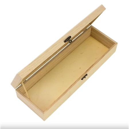 Fa ecsettartó doboz 33x11x5,2cm