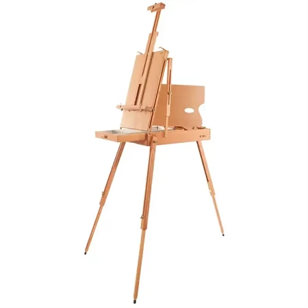 Fa festőállvány SINOART festődobozzal 74x110x183cm tábori