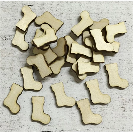 Fa figura Csizma 2,5cm natúr 1db