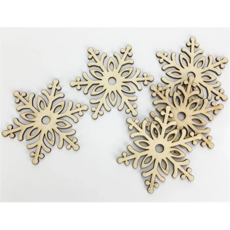 Fa figura Hópihe jégvarázs 10cm natúr 5db/csomag