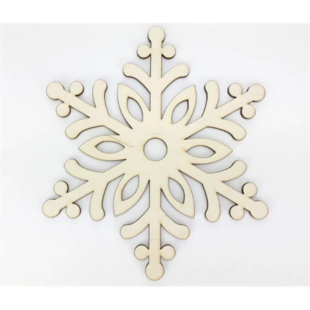 Fa figura Hópihe jégvarázs 22cm natúr