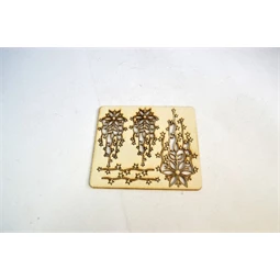 Fa indák, funér 2mm, lapméret: 14x16cm