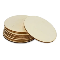 Fa kör alap, 10cm natúr 10db/csomag, 5mm vastag