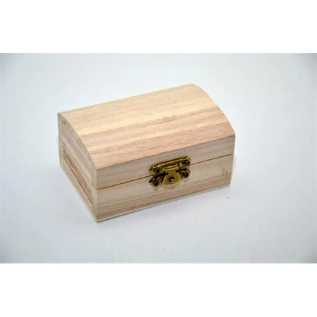 Fa doboz 4,8 x 9 x 5,5cm kincsesláda