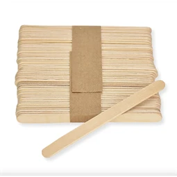 Fa spatula 110x10mm 50 db/csomag natúr