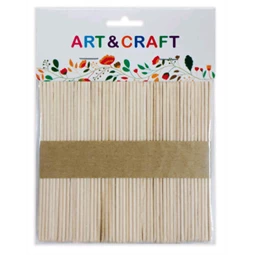 Fa spatula natúr 115x10mm 50 db/cs