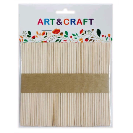 Fa spatula natúr 115x10mm 50 db/cs