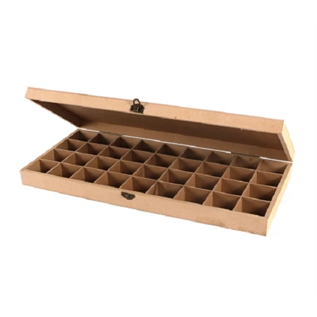 Fa teafilter tartó 36rekeszes 48,5 x 21,8 x 5,2 cm