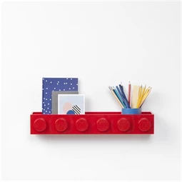 Fali polc LEGO Brick 6, piros