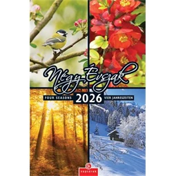 Falinaptár 2026 CSG 21x32 cm Négy évszak, magyar ünnep és névnapokkal