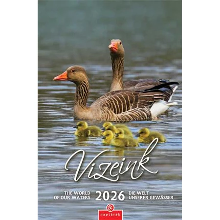 Falinaptár 2026 CSG 21x32 cm Vízeink, magyar ünnep és névnapokkal