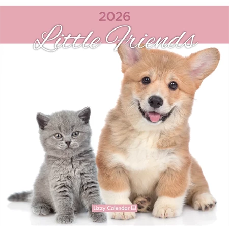 Falinaptár 2026 Lizzy lemez 30x30cm Little Friends