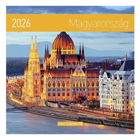 Falinaptár 2026 Lizzy lemez 30x30cm Magyarország