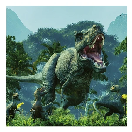 Falinaptár 2026 REAL lemez Dinosaurs 30x30cm