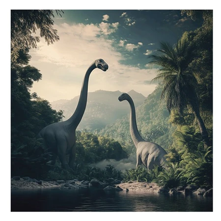 Falinaptár 2026 REAL lemez Dinosaurs 30x30cm