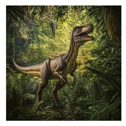 Falinaptár 2026 REAL lemez Dinosaurs 30x30cm