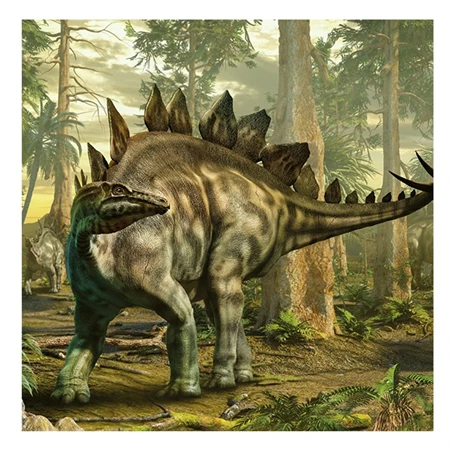 Falinaptár 2026 REAL lemez Dinosaurs 30x30cm