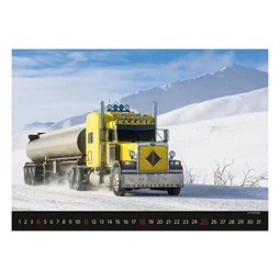 Falinaptár 2026 TOPTIMER T092 450x315mm fekvő Trucks