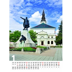 Falinaptár 2026 TOPTIMER T093 310×420mm Magyarországot járva