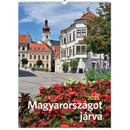 Falinaptár 2026 TOPTIMER T093 310×420mm Magyarországot járva