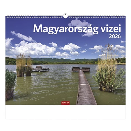 Falinaptár 2026 TOPTIMER T093 310x420mm álló Magyarország vizei
