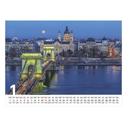 Falinaptár 2026 TOPTIMER T093 310x420mm Budapest