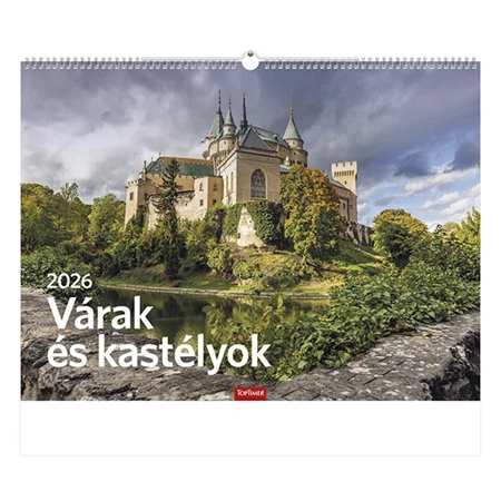 Falinaptár 2026 TOPTIMER T093 310x420mm Várak és kastélyok