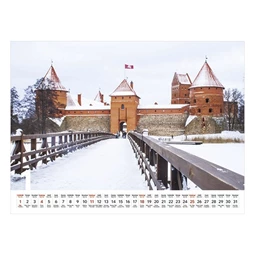 Falinaptár 2026 TOPTIMER T093 310x420mm Várak és kastélyok