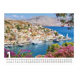 Falinaptár 2026 TOPTIMER T093 310 x 420mm Mediterrán