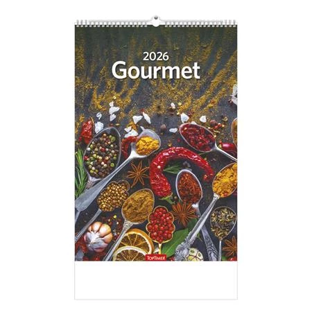 Falinaptár 2026 TOPTIMER T094 220x330mm álló Gourmet