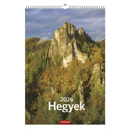 Falinaptár 2026 TOPTIMER T094 220x330mm álló Hegyek